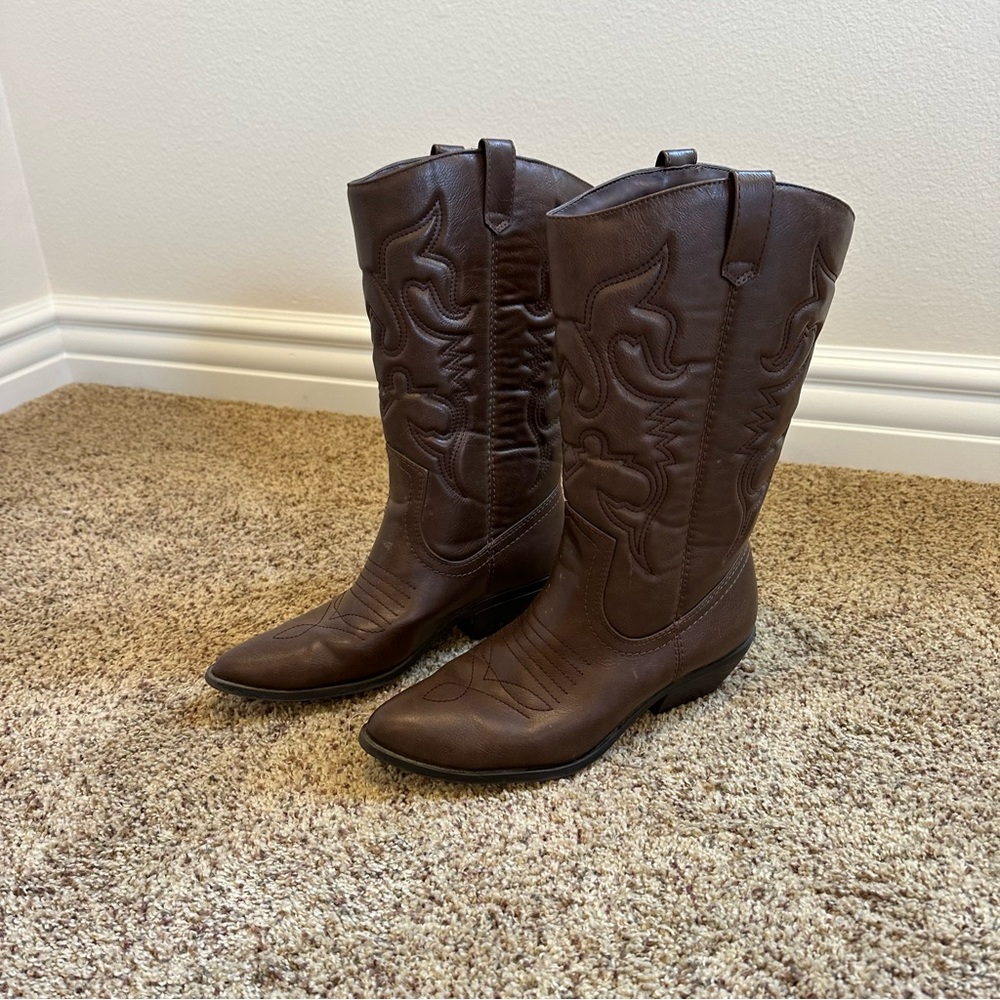 Brown Cowboy Boots